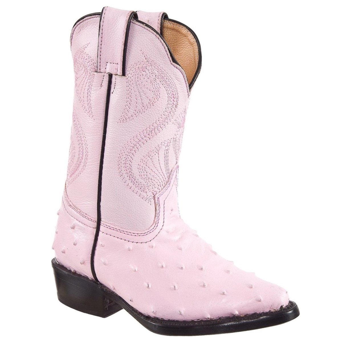 Botas de Avestruz Imitacion Horma Puntal para Niño ROD-AVERP - Rodeo Imports