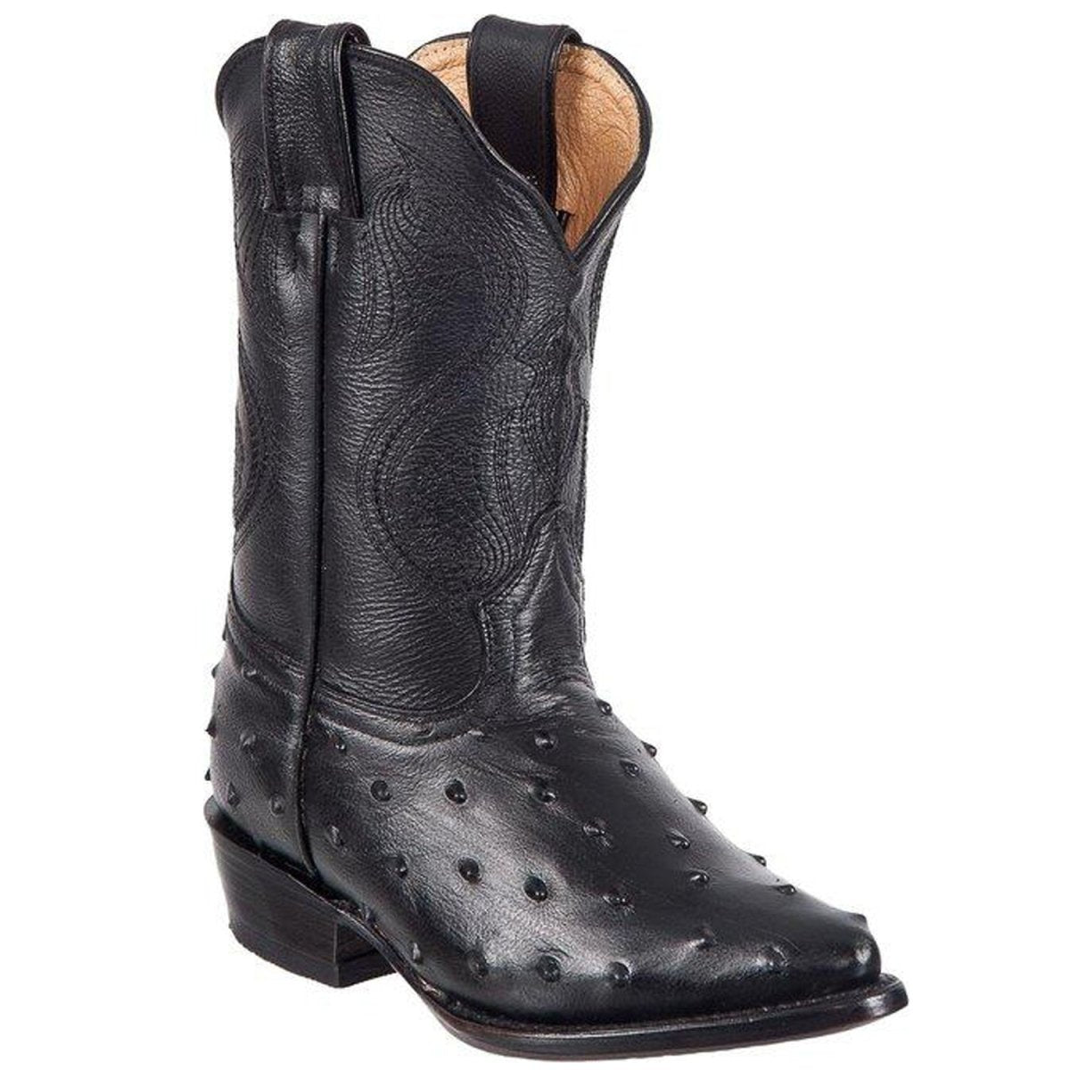 Botas de Avestruz Imitacion Puntal para Niño ROD-AVENP - Rodeo Imports