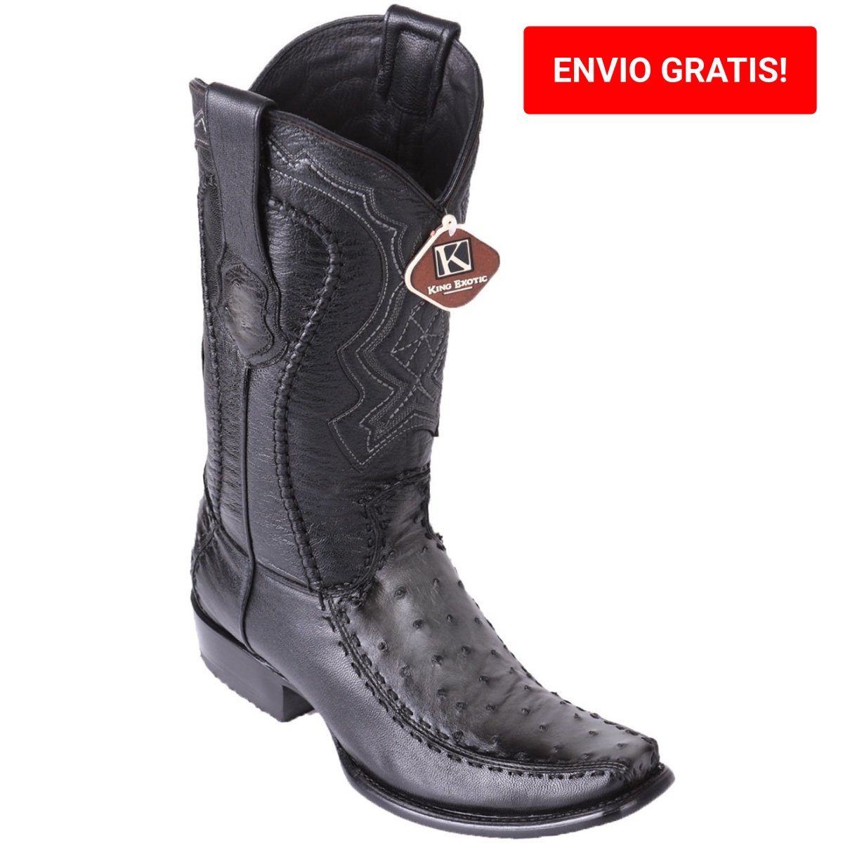 Botas de Avestruz Original Dubai Tejida KE-479F0338 - King Exotic Boots