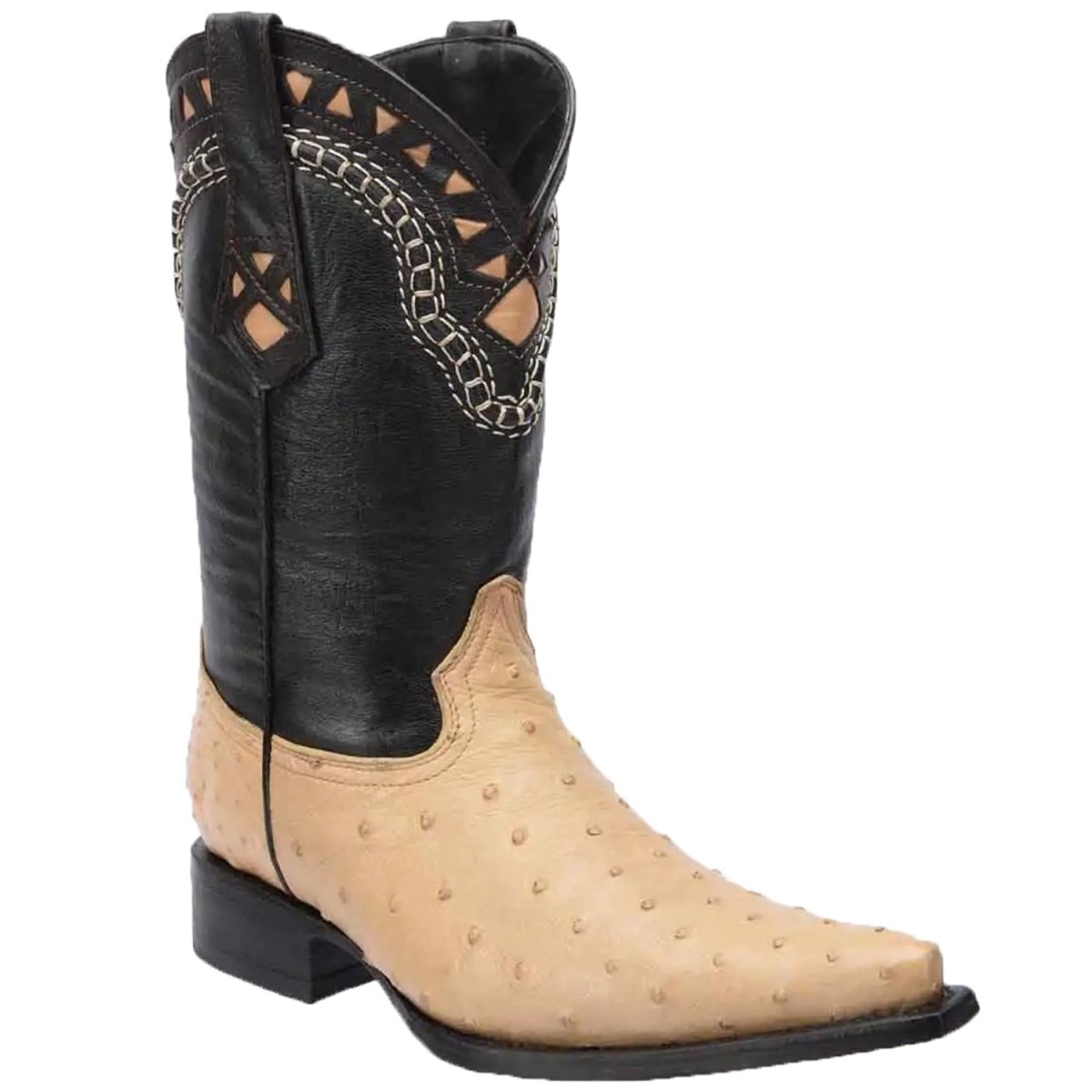 Botas de Avestruz Original Horma 3X Aladino WD-032 - White Diamonds Boots