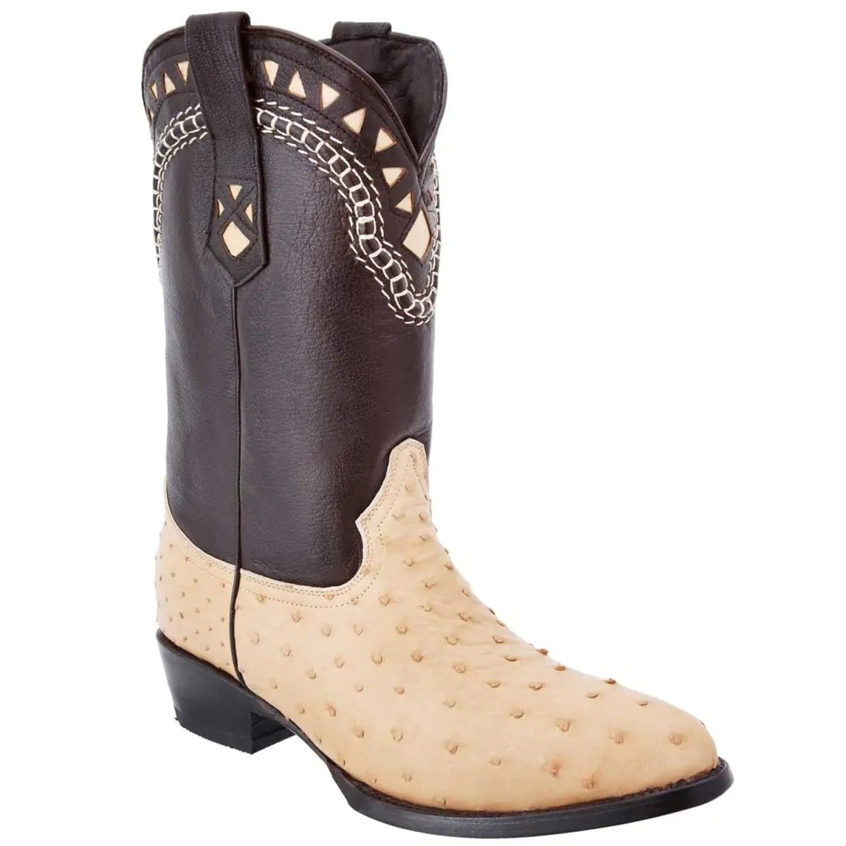 Botas de Avestruz Original Horma Puntal WD-180 - White Diamonds Boots