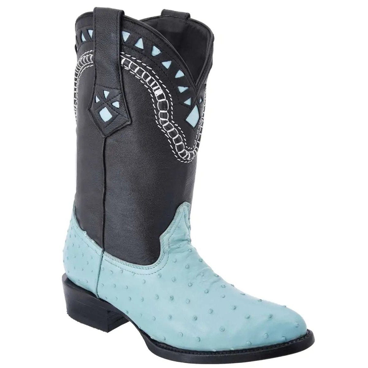 Botas de Avestruz Original Horma Puntal WD-185 - White Diamonds Boots