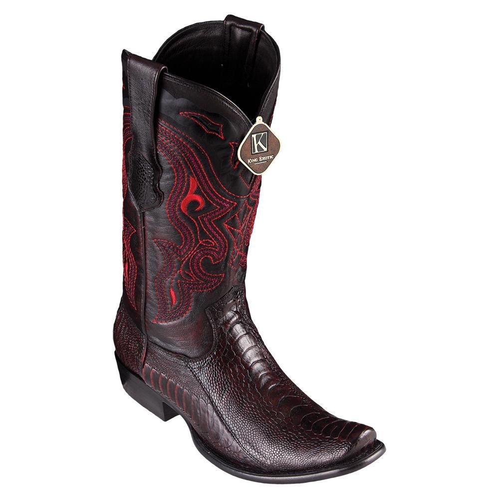 Botas de Avestruz Pata Original Horma Dubai KE-4790518 - King Exotic