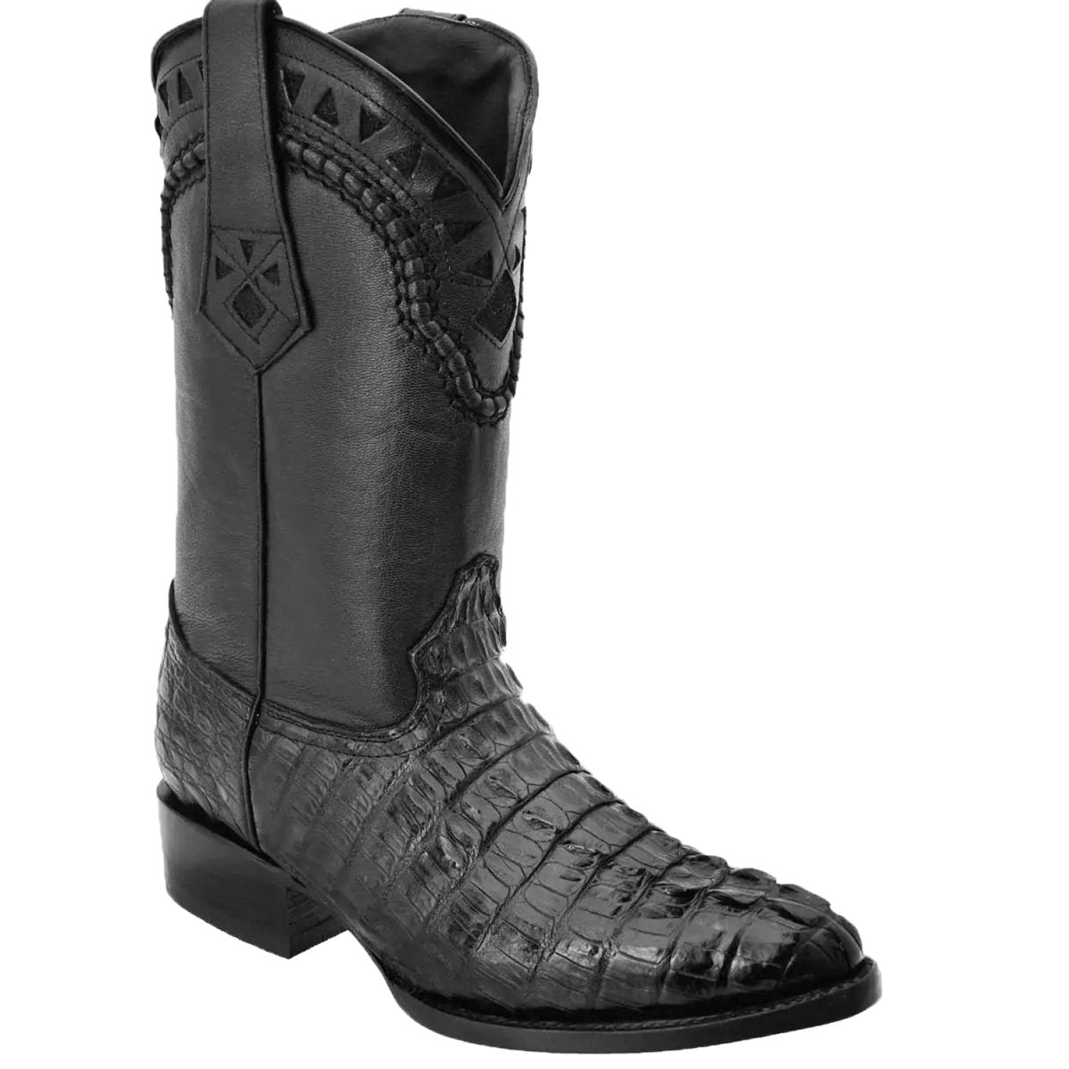 Botas de Cocodrilo Caiman Cola Original Horma Puntal WD-201 - White Diamonds Boots