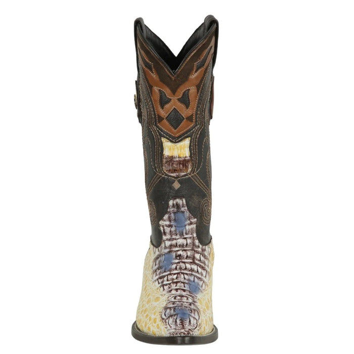 Botas de Cocodrilo Caiman Lomo Horma Puntal WW-2990249 - Wild West Boots