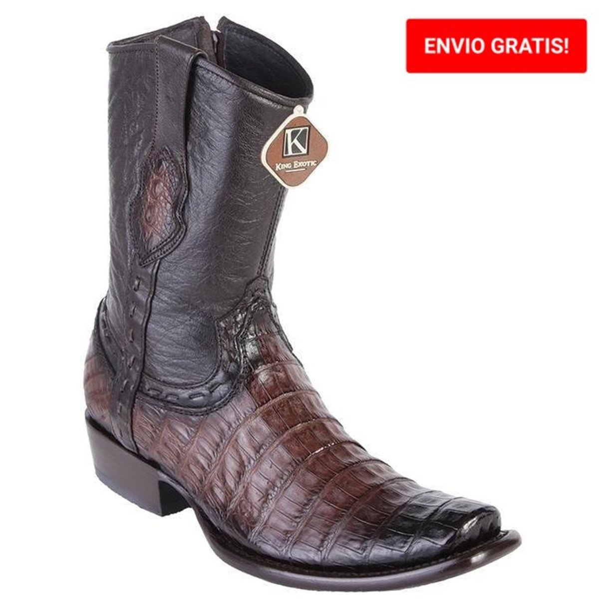 Botas de Cocodrilo Caiman Panza Corta Dubai KE-479B8216 - King Exotic Boots