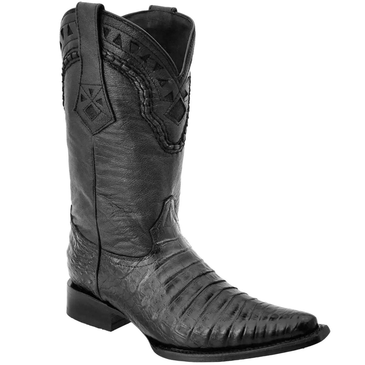 Botas de Cocodrilo Caiman Panza Original 3X Aladino WD-038 - White Diamonds Boots