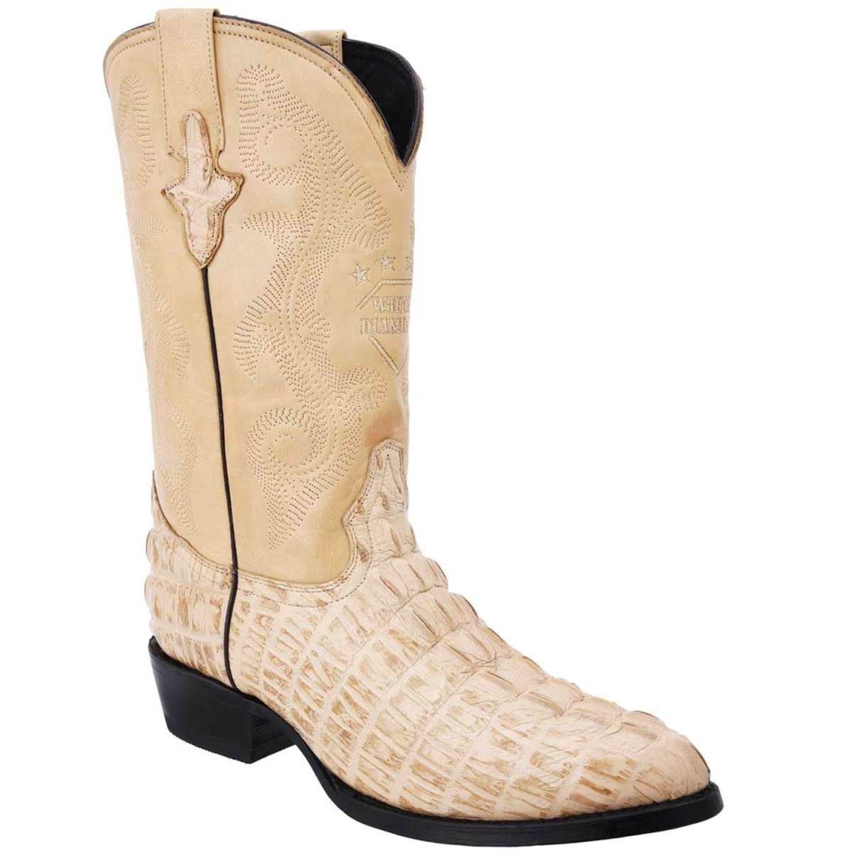 Botas de Cocodrilo Grabada Horma Puntal 900 WD-232 - White Diamonds Boots