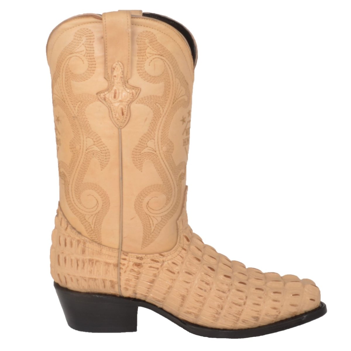 Botas de Cocodrilo Grabada Horma Puntal 900 WD-232 - White Diamonds Boots