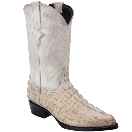Botas de Cocodrilo Grabada Horma Puntal WD-234 - White Diamonds Boots