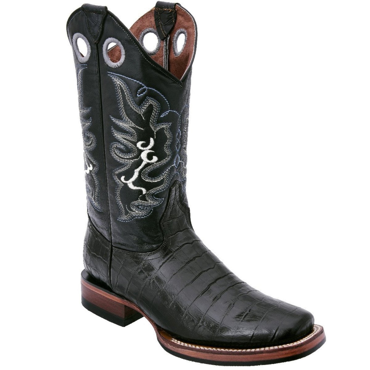 Botas de Cocodrilo Cola Grabada Horma 3X Aladino WD-091 main image 1