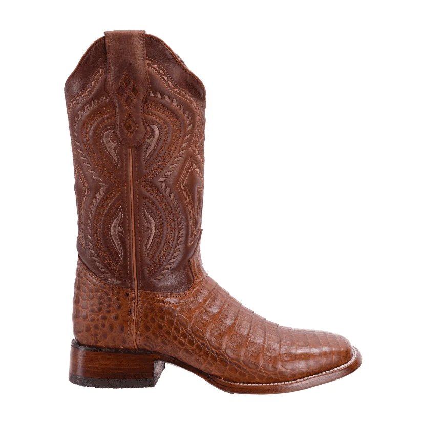 Botas de Cocodrilo Panza Original Horma Rodeo Cuadrada Color Shedron JB-506SH - Joe Boots