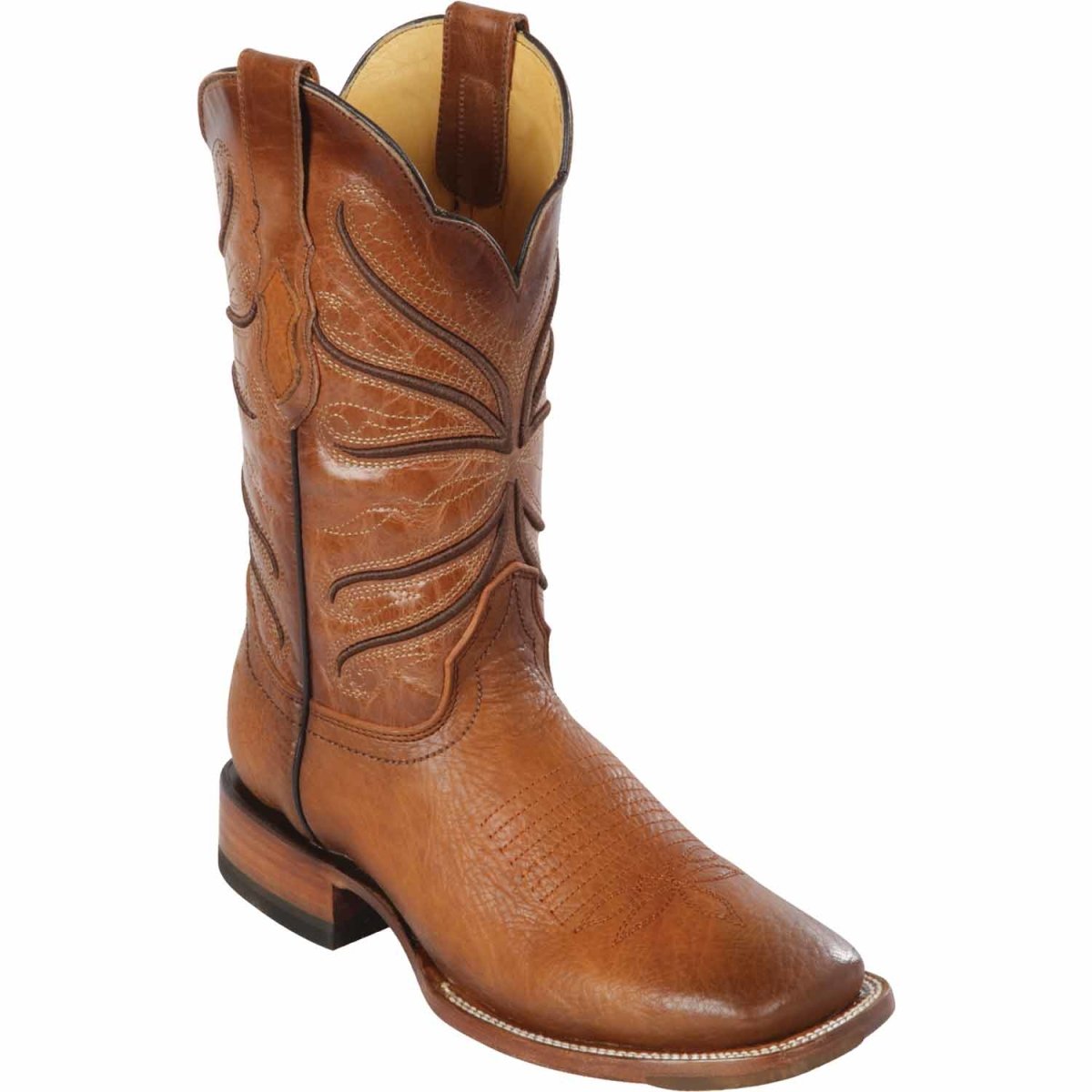 Botas Vaqueras de Cuero Antifaz Cuello de Toro Horma Rodeo