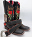 Botas de Cuero con Flores para Mujer en Horma Rodeo Q322R6205 - Quincy Boots