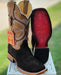 Botas de Cuero Gamuza Horma Rodeo Cuadrada Q8226394 - Quincy Boots