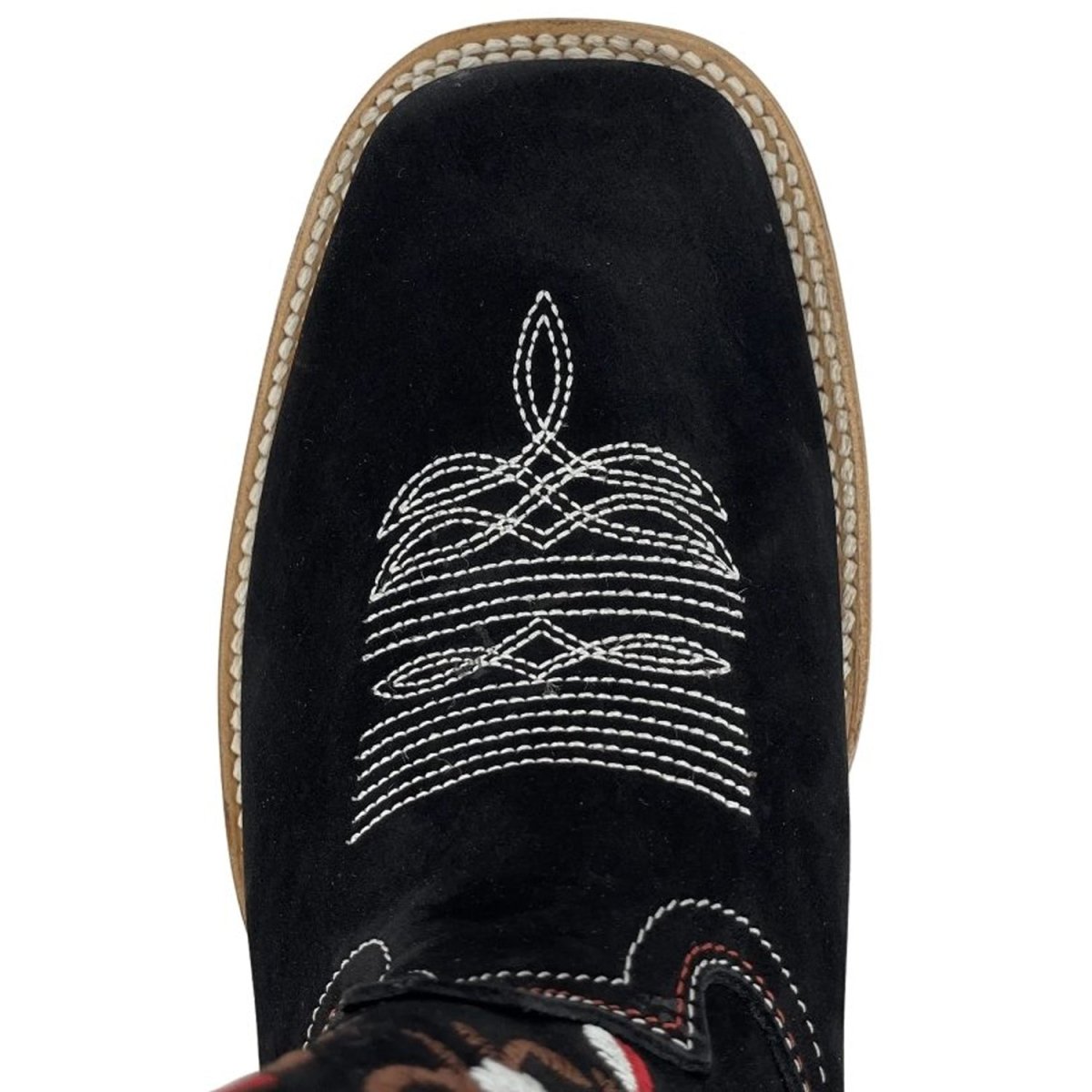 Botas de Cuero Horma Rodeo Nobuck para Mujer WD-494 - White Diamonds Boots