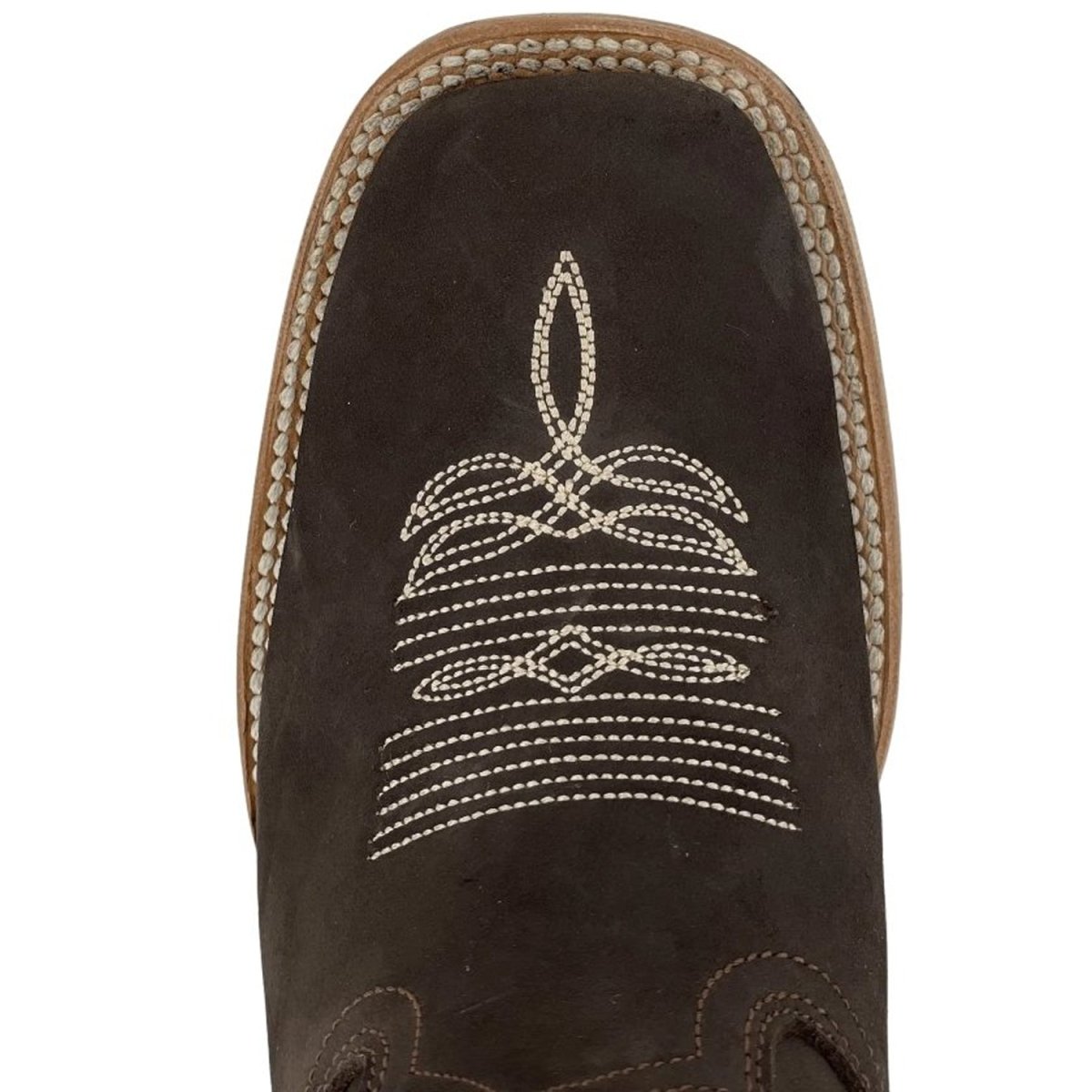 Botas de Cuero Horma Rodeo Nobuck para Mujer WD-496 - White Diamonds Boots