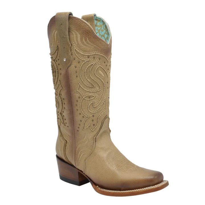 Botas de Cuero Horma Rodeo para Mujer Color Arena JB-STEPHANIESAND - Joe Boots