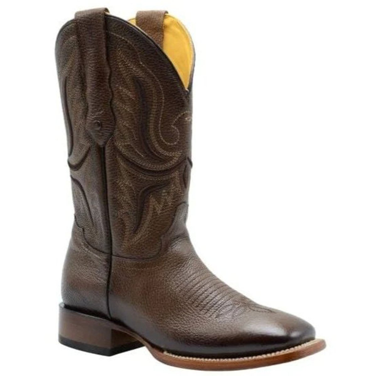 Botas de Cuero Original Horma Rodeo Color Cafe JB-RC095BROWN - Joe Boots
