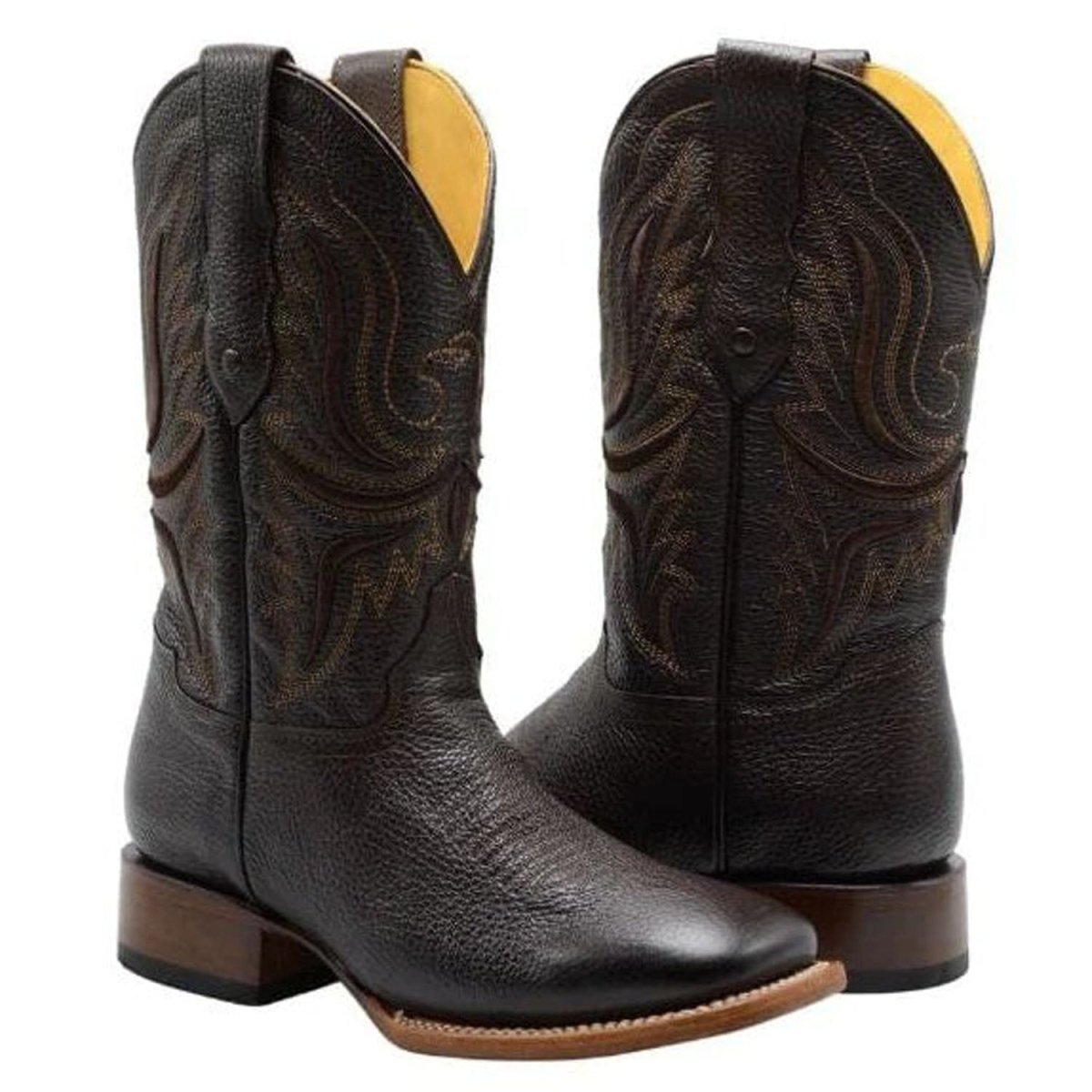 Botas de Cuero Original Horma Rodeo Color Chocolate JB-RC095CHOCO - Joe Boots