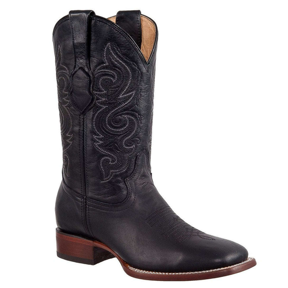 Botas de Cuero Original Horma Rodeo Cuadrada Q8226205 - Quincy Boots