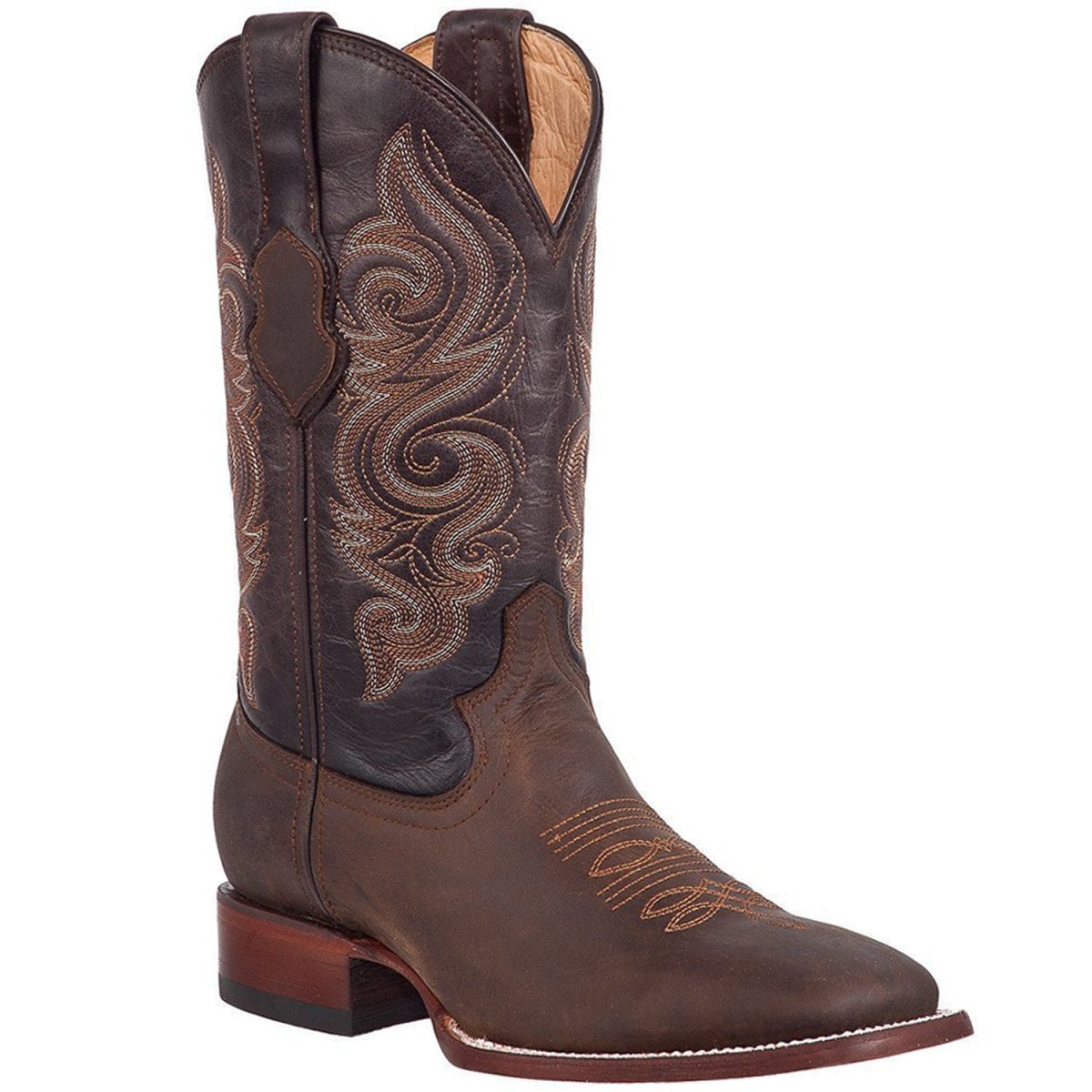 Botas de Cuero Original Horma Rodeo Cuadrada Q8226207 - Quincy Boots