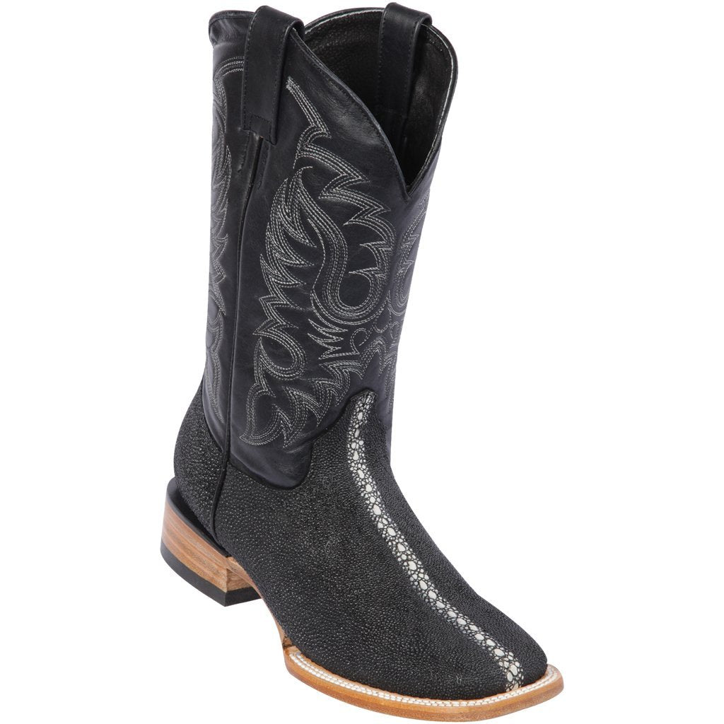 Botas de Mantarraya PC Grabada Horma Rodeo Cuadrada Q8221105 - Quincy Boots