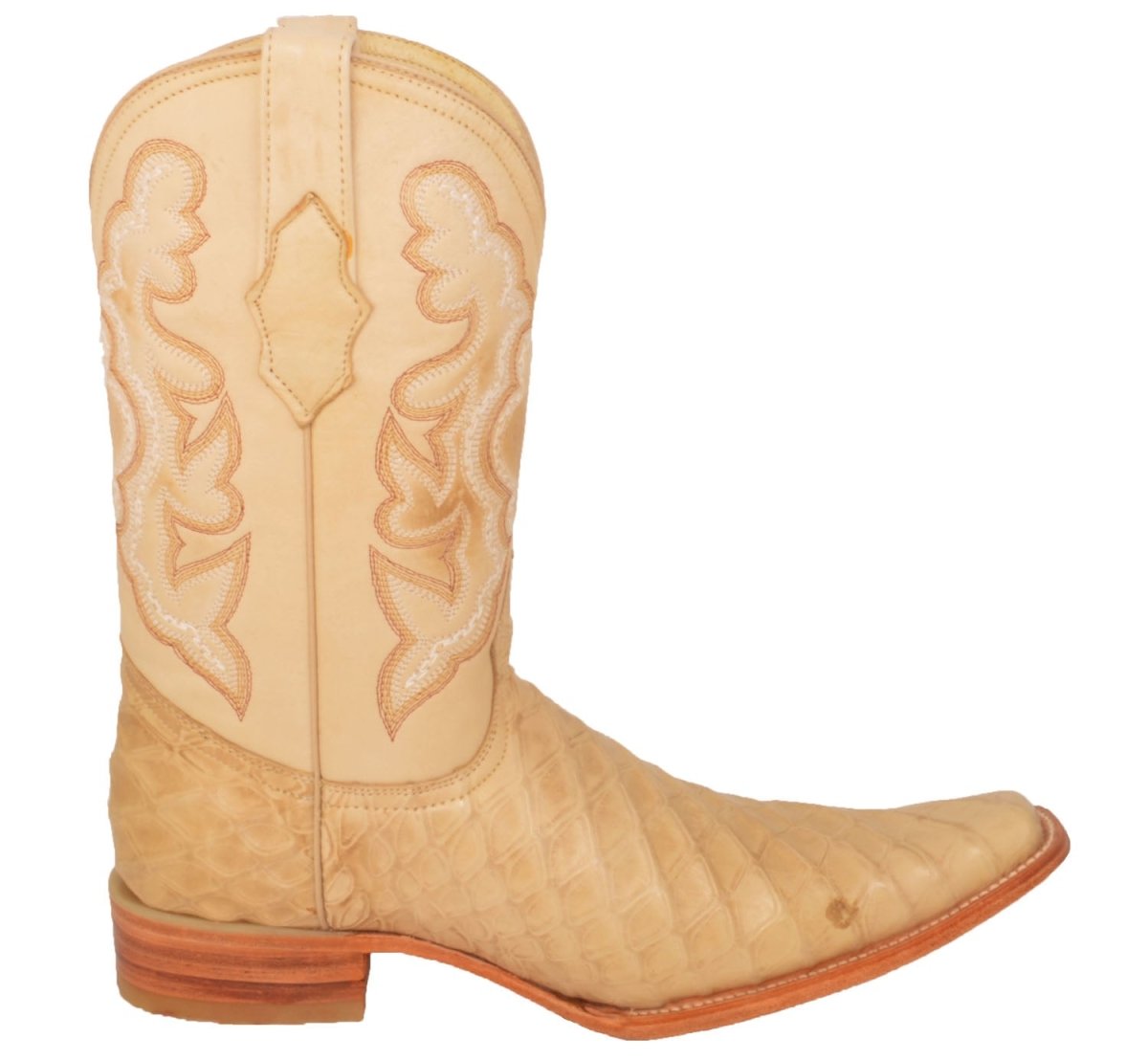 Botas de Oso Hormiguero Grabado Horma Europea Cuadrada WD-165 - White Diamonds