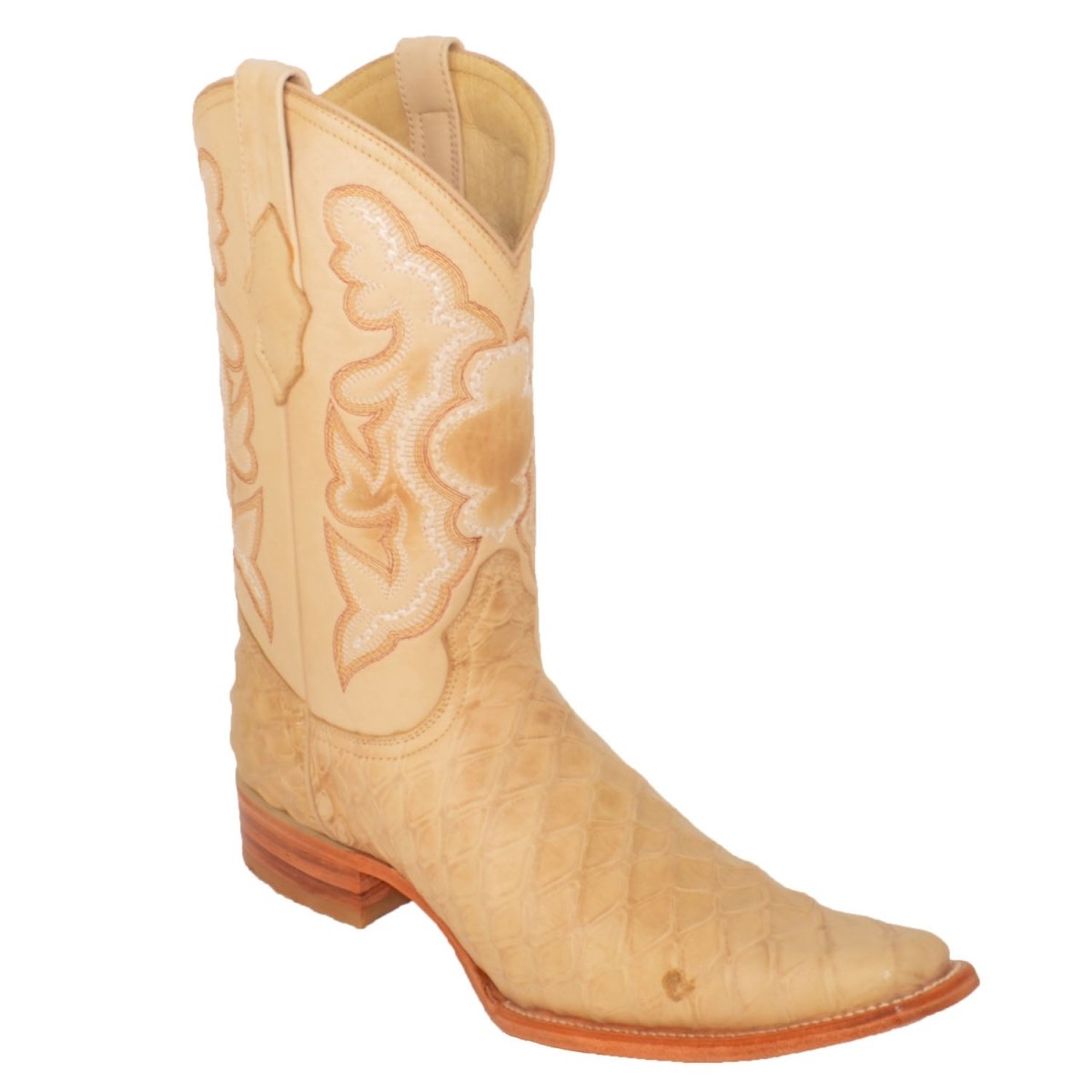 Botas de Oso Hormiguero Grabado Horma Europea Cuadrada WD-165 - White Diamonds