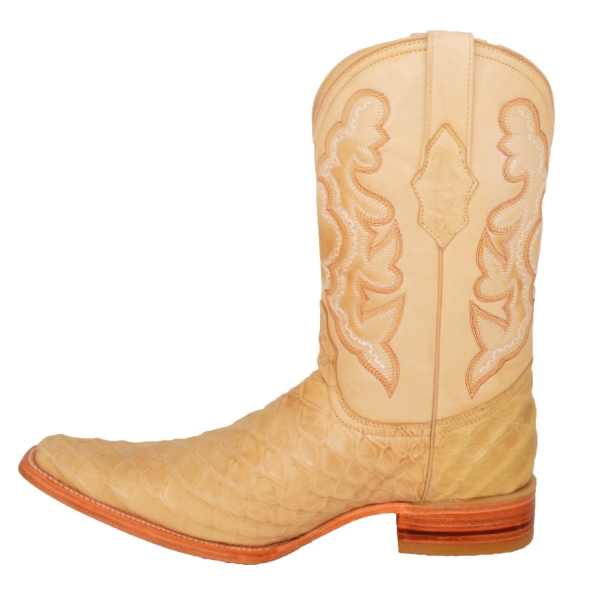 Botas de Oso Hormiguero Grabado Horma Europea Cuadrada WD-165 - White Diamonds