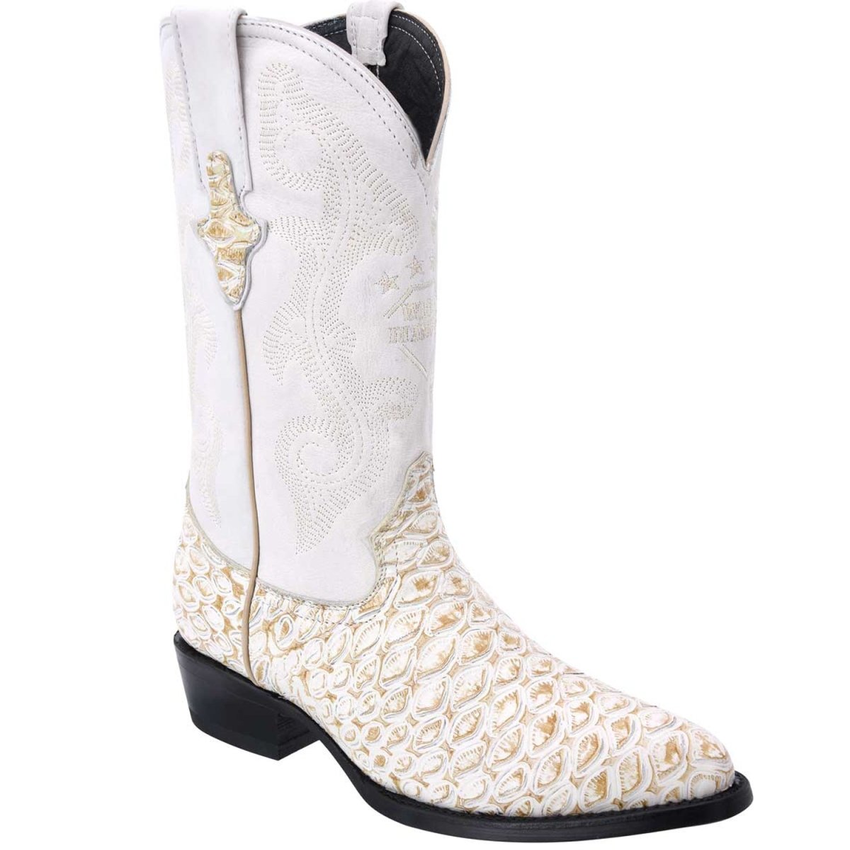 Botas de Oso Hormiguero Grabado Horma Puntal WD-243 - White Diamonds