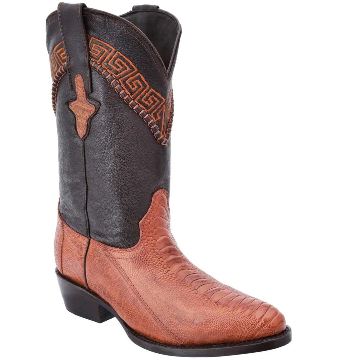 Botas de Pata de Avestruz Original Horma Puntal WD-216 - White Diamonds Boots