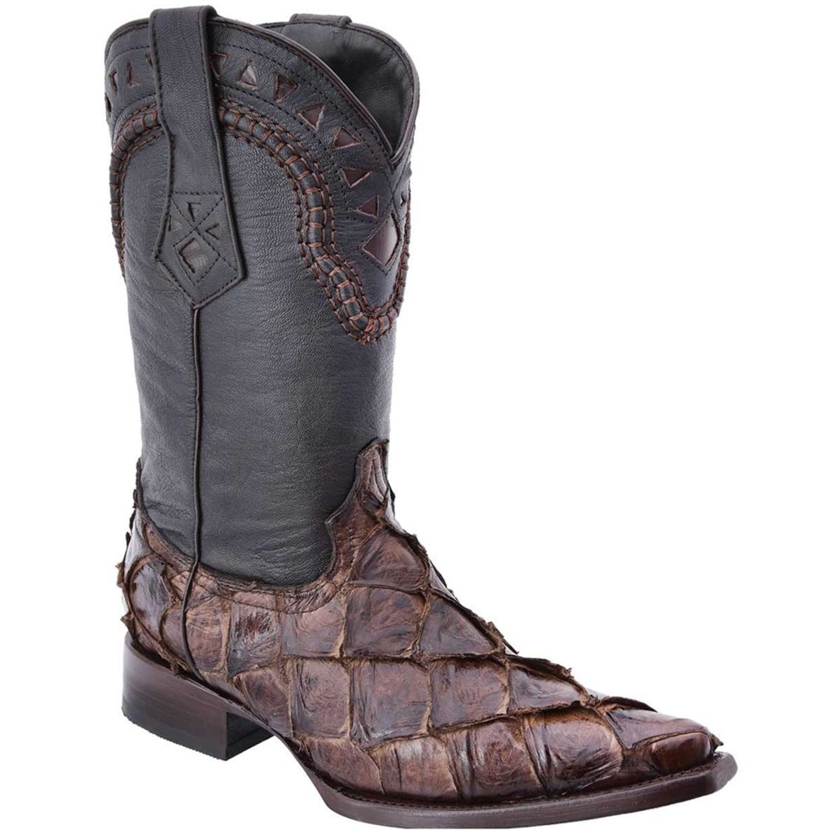 Botas de Pescado Pirarucu Original en Horma 3X Aladino WD-044 - White Diamonds Boots