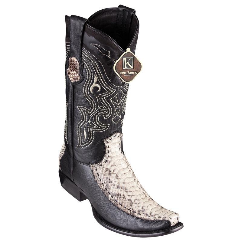 Botas de Piton con Venado Original Horma Dubai KE-479F5749 - King Exotic Boots