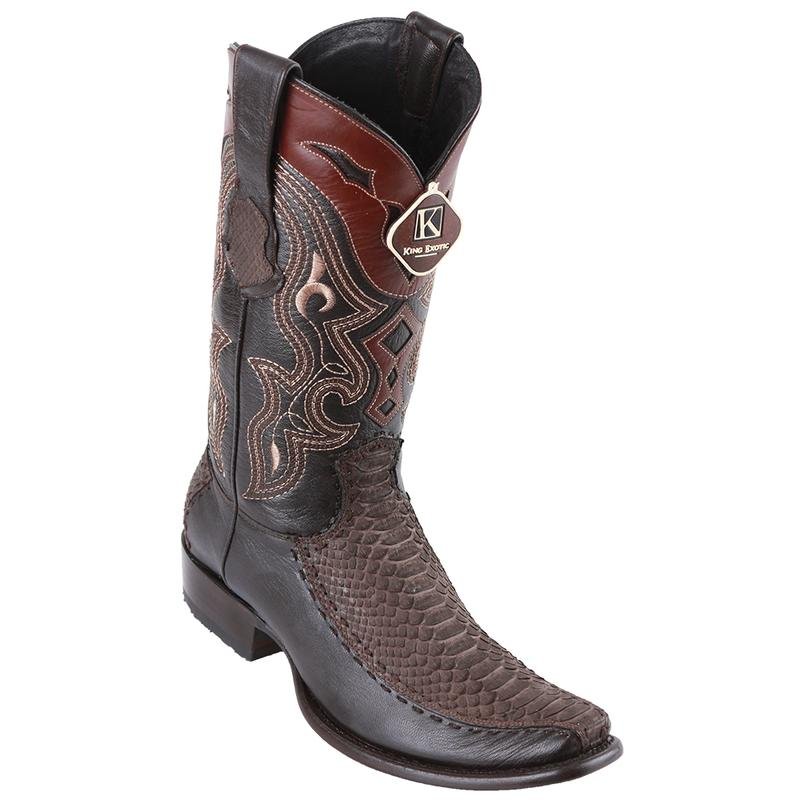 Botas de Piton con Venado Original Horma Dubai KE-479FN5707 - King Exotic Boots