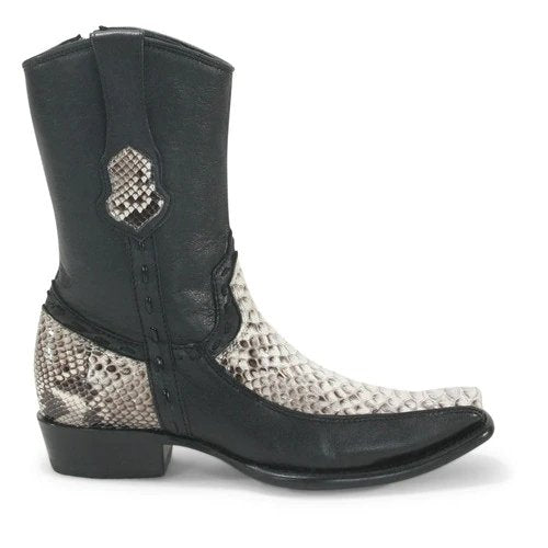 Botas de Piton Original con Venado Horma Dubai KE-479BF5749 - King Exotic Boots