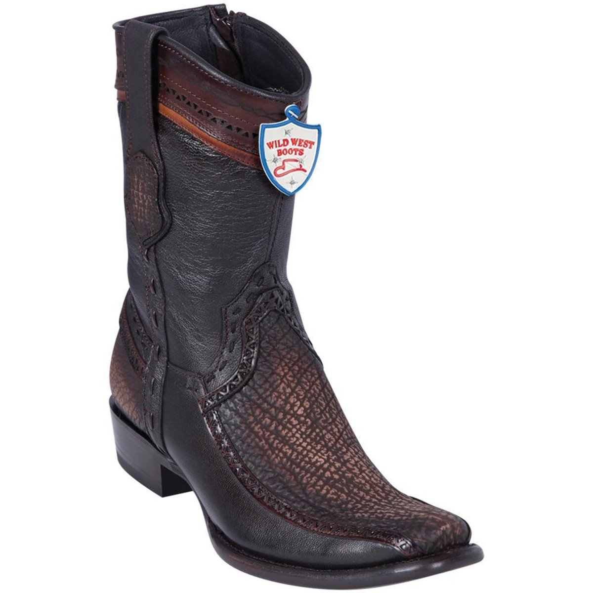 Botas de Pescado Pirarucu con Venado Cortas Horma Dubai main image 0