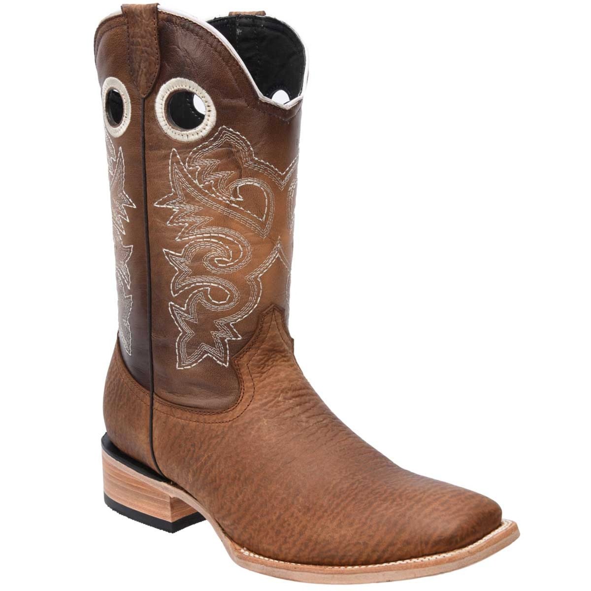 Botas de Tiburon Grabado Horma Rodeo WD-275 - White Diamons Boots