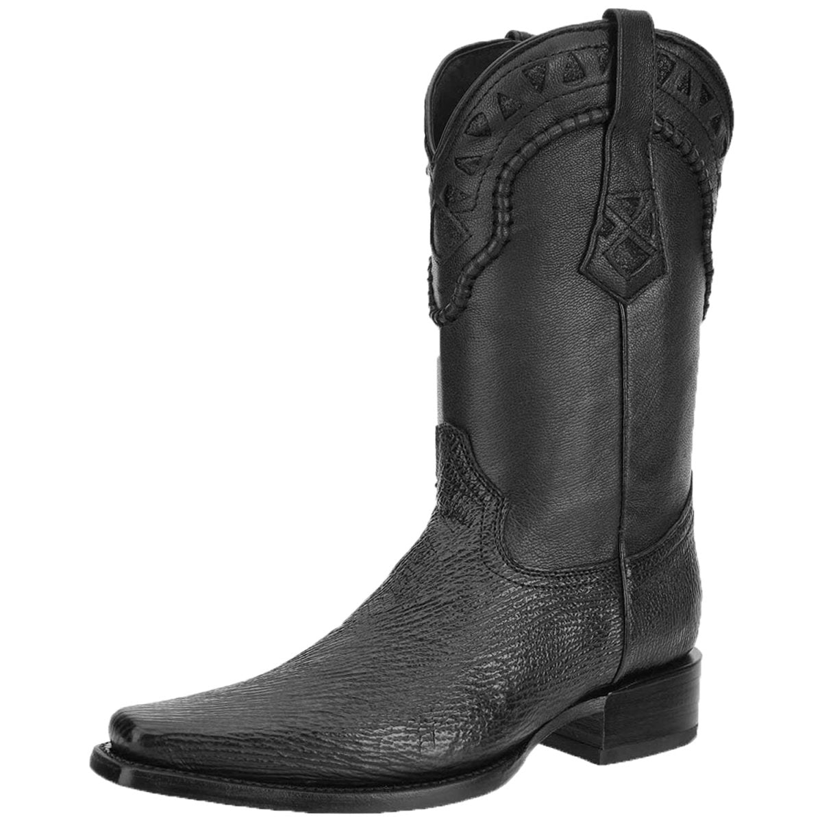 Botas de Tiburon Original Horma Cuadrada Europea WD-152 - White Diamons Boots