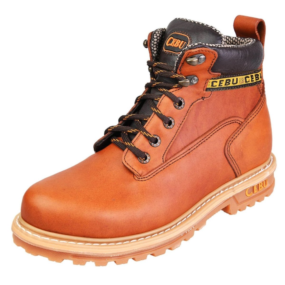 Botas de Trabajo CEBU TK BORCEGUI con punta suave de 6" CE-TKNATURAL - CEBU