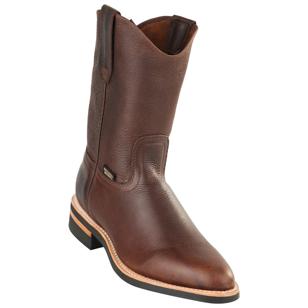 Botas de Trabajo con Suela de Hule Color Cafe OM-52C2707 - Original Michel