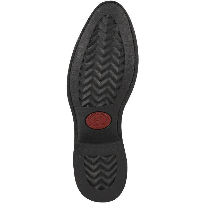 Botas de Trabajo Cuero Grasso con Suela de Hule Vino OM-5225406 - Original Michel