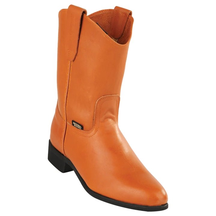 Botas de Trabajo Cuero Napa con Suela de Hule Miel OM-5224651 - Original Michel