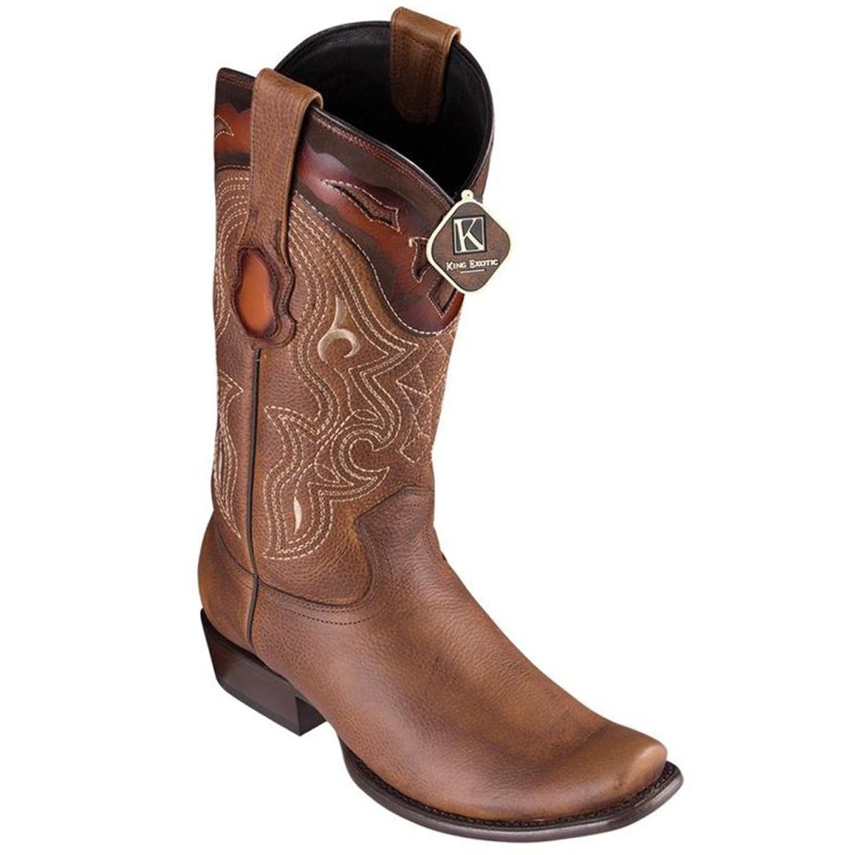 Botas Vaqueras de Cuero Original Horma Dubai KE-4799951 - King Exotic Boots