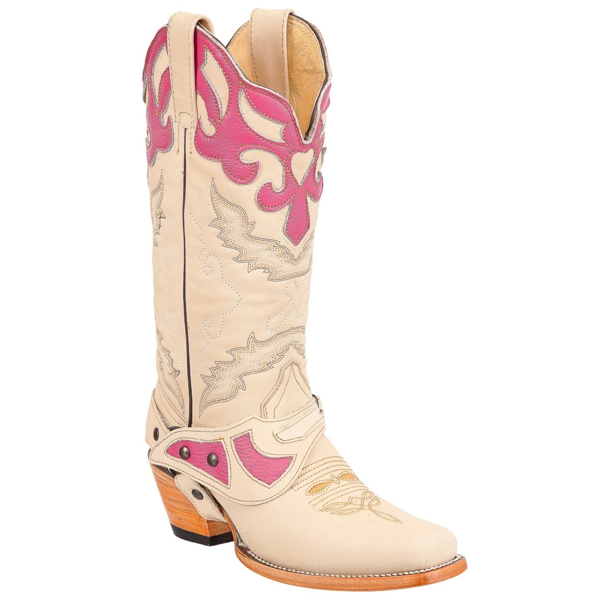Botas Vaqueras de Cuero para Dama Horma Rodeo ROD-5581-Oryx - Rodeo Imports