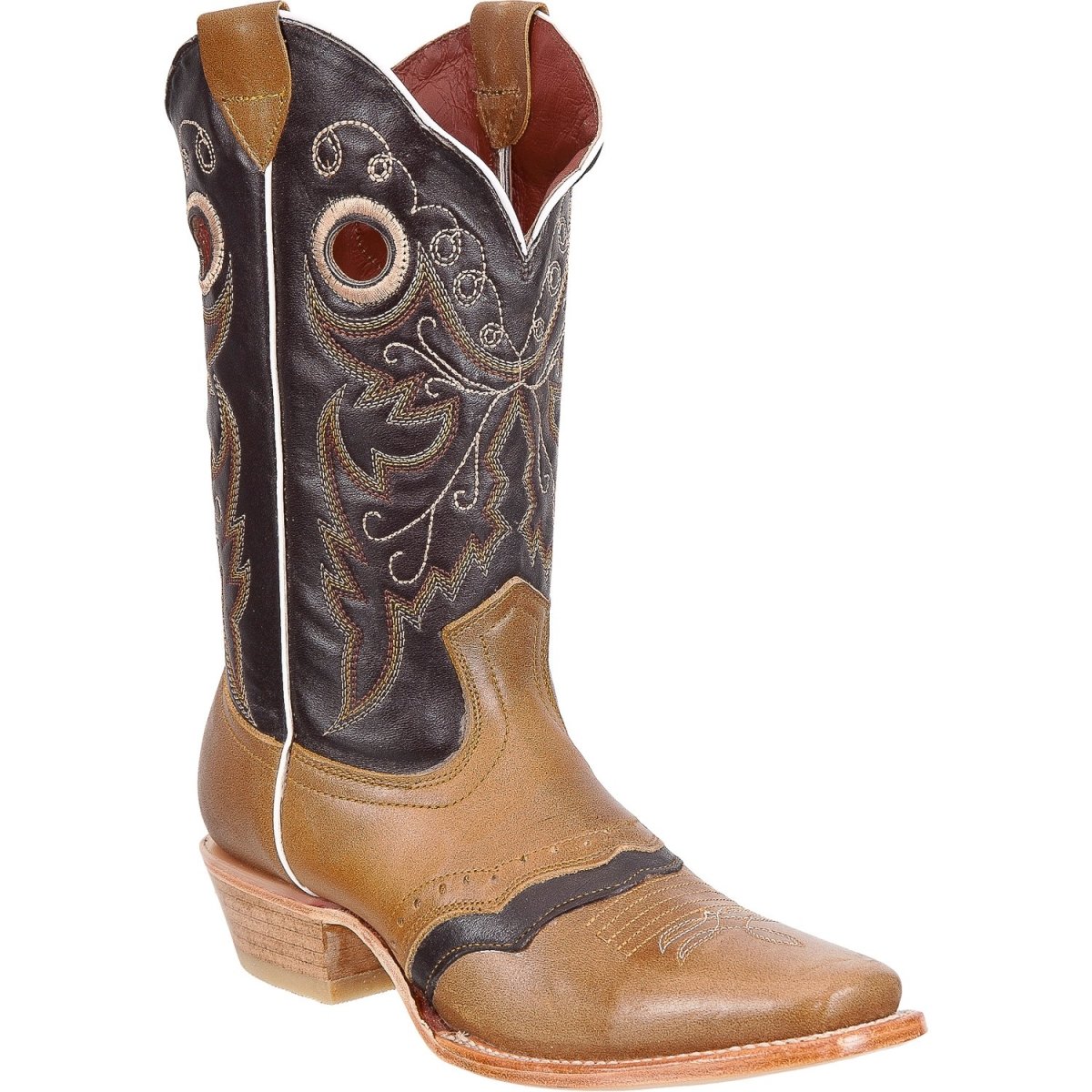 Botas Vaqueras de Cuero para Mujer Rodeo Pull Up con Montadura ROD-980-Oryx - Rodeo Imports