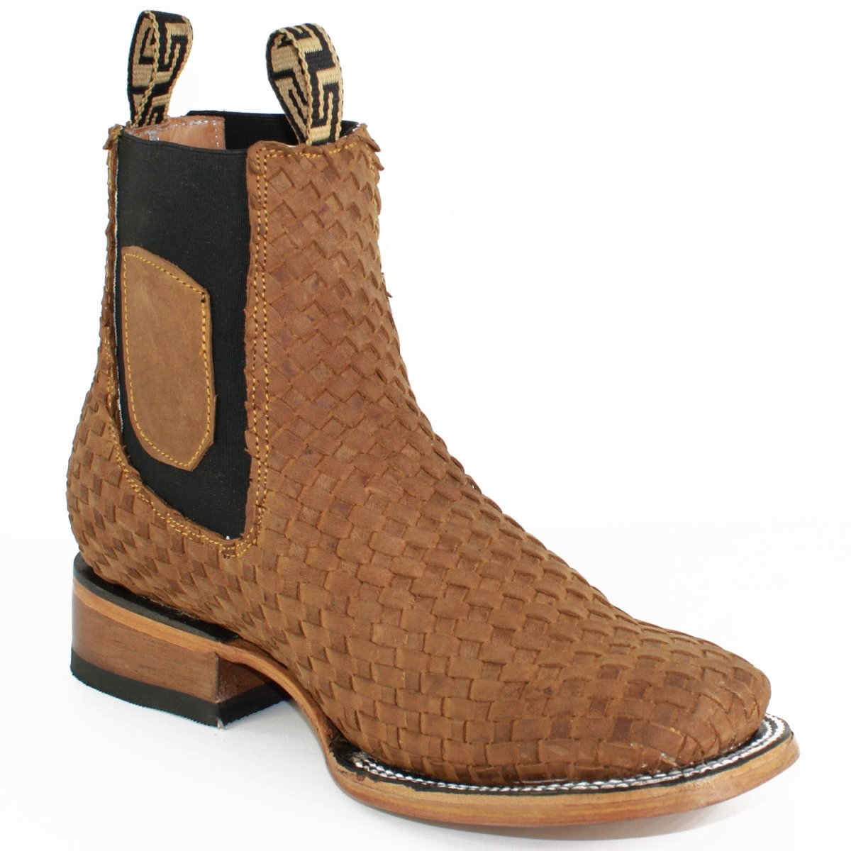 Botin Charro Hooch Punta Cuadrada de Petatillo Miel - Hooch Boots
