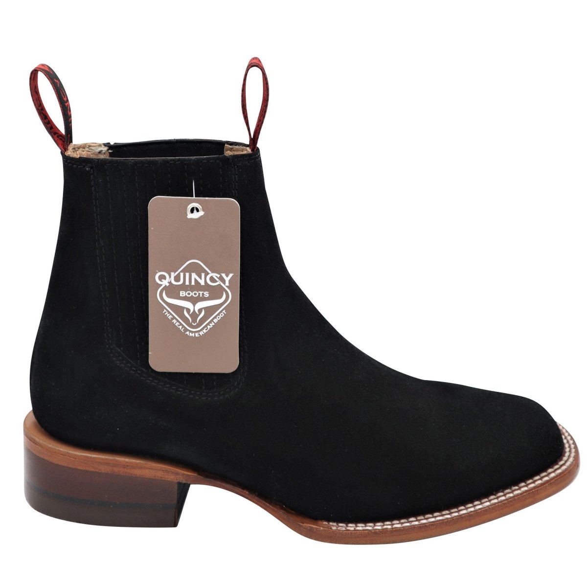 Botin Charro Quincy de Gamuza Q82B6305 - Quincy Boots