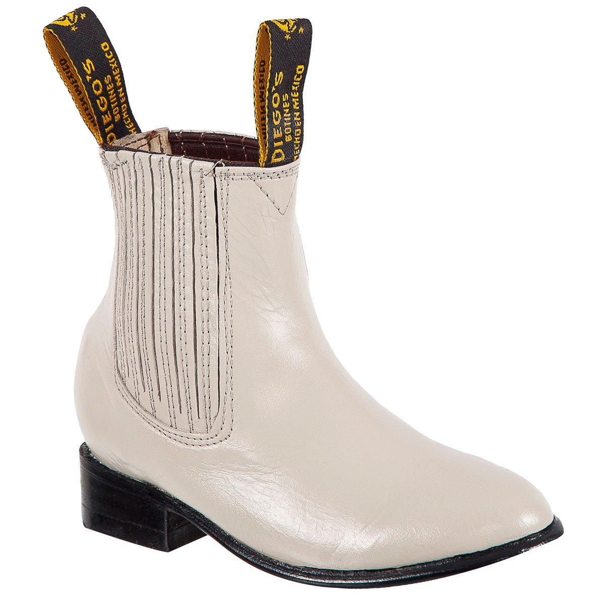 Botín Charro Rodeo para Niño ROD-100-Hueso - Rodeo Imports