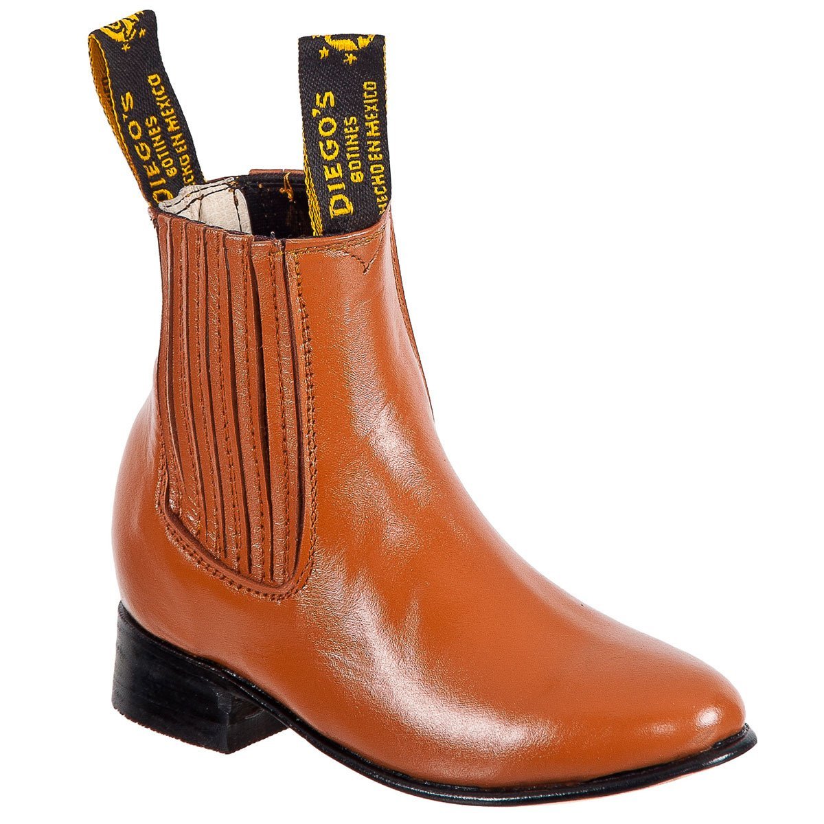 Botín Charro Rodeo para Niño ROD-100-Miel - Rodeo Imports